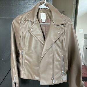 H&M faux leather jacket